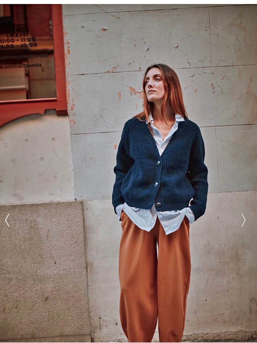 L’envers navy Anna cardigan- Cozy Knit Layer